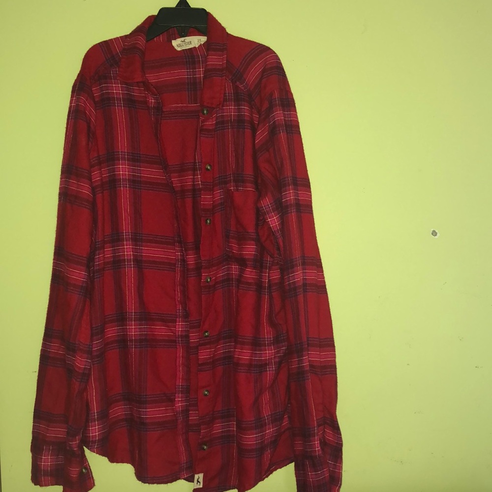 Hollister Flannel Worn once